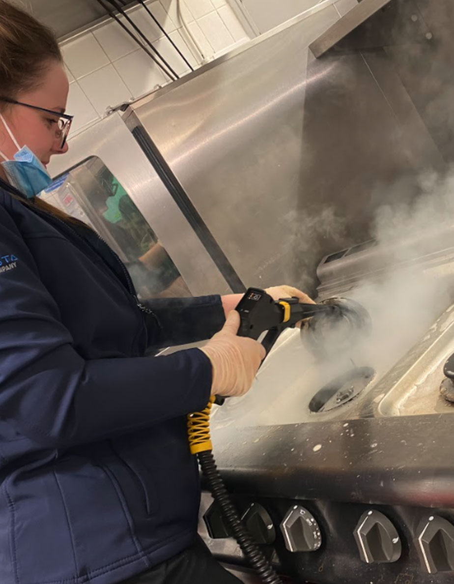 Commercial oven cleaning